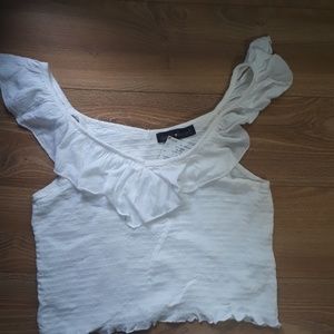 NWT white crop top